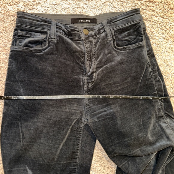 J Brand Velvet Maria High Rise Flare Bell Bottom Jeans Size 25 Grey - Picture 8 of 15